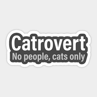 Catrovert Sticker